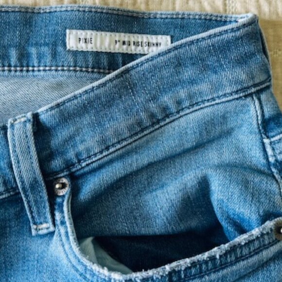 Anthropologie Edwin Pixie 9” Mid Rise Skinny Jeans - Picture 8 of 10